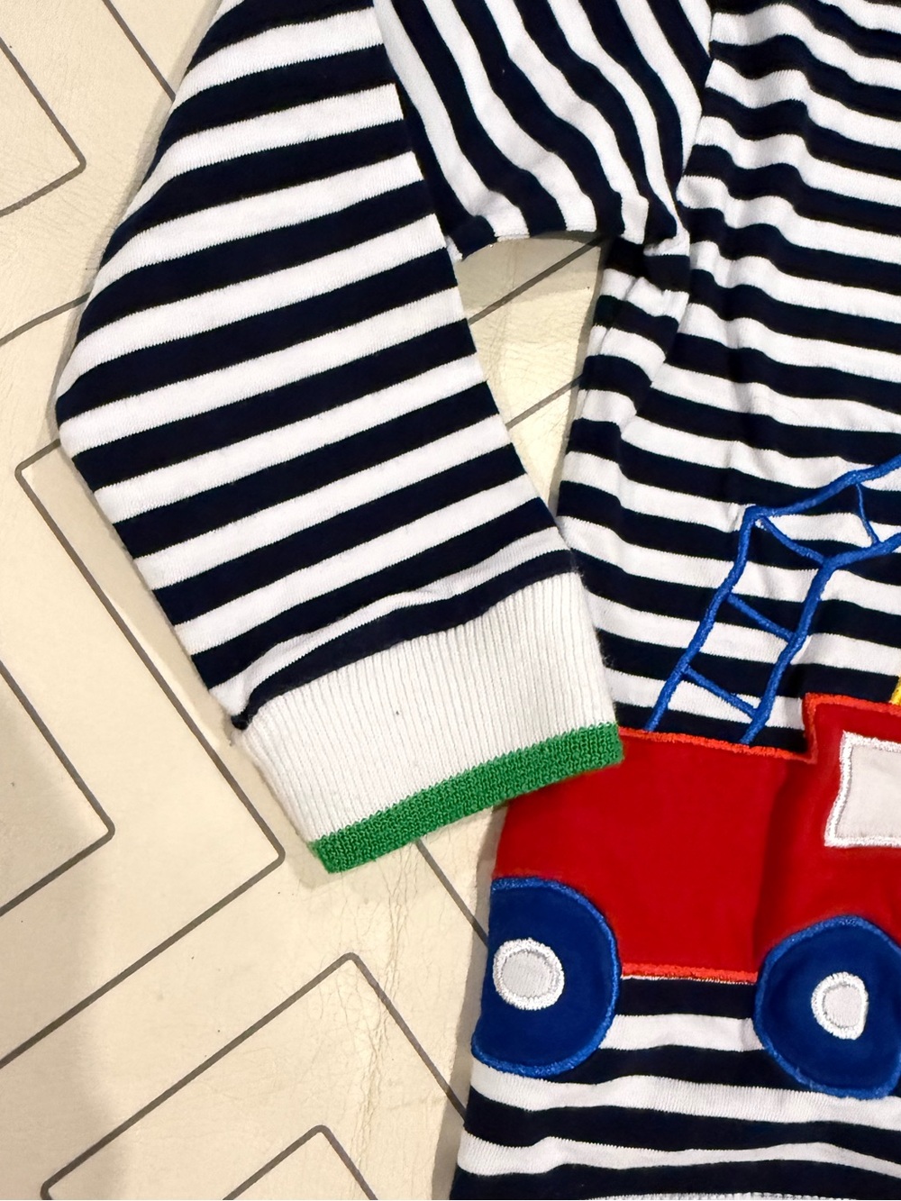 Florence Eisman Striped Fire Truck Shirt - Picture 5 of 10